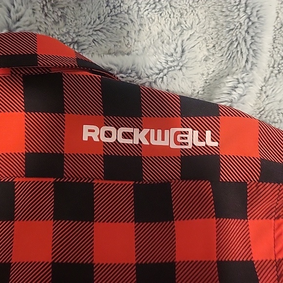 Rockwell Red Plaid Dress Shirt Medium - Picture 7 of 7
